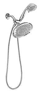 Moen Refresh Series 25510 Standard Spray Head, 1/2 in Connection, 2.5 gpm, 8-Spray Function, Metal, Chrome