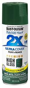 Rust-Oleum 366989 General-Purpose Paint, High-Gloss, Emerald Isle, 12 oz, Aerosol Can