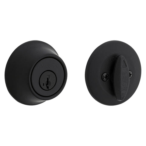 Kwikset 660 Series 660 514 SMT CP K6 Deadbolt, 3 Grade, Keyed One-Side Key, Zinc, Matte, KW1, SC1 Keyway