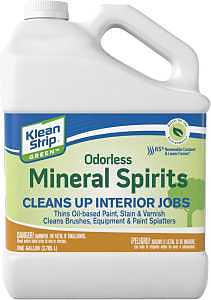 Klean Strip GKGO75CA Mineral Spirit Thinner, Liquid, Milky White, 1 gal, Can, Pack of 4