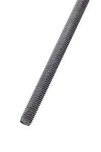 National Hardware N825-008 Threaded Rod, 1/2 in Dia, 72 in L, A Grade, Steel, Galvanized, UNC Thread, 2/PK