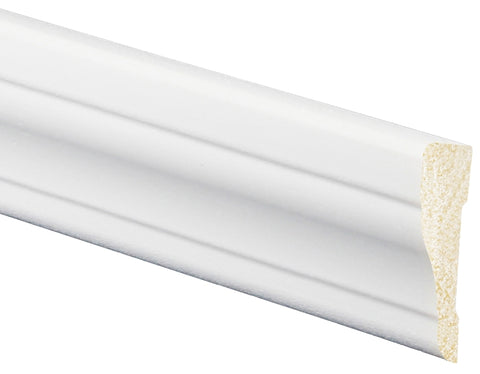 Inteplast Group 356 Series 53560700032 Casing Moulding, 7 ft L, 2-3/8 in W, 11/16 in Thick, Smooth Profile, Polystyrene, Pack of 15