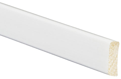 Inteplast Group 142 91420800032 Screen Trim, 8 ft L, 3/4 in W, Polystyrene, Crystal White, Pack of 25