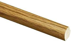 Inteplast Group 107 Series 41070800802 Quarter Round Moulding, 8 ft L, 9/16 in W, 9/16 in Thick, Pre-Finished, Ultra Oak
