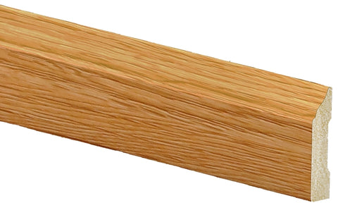 Inteplast Group 946 Series 49460700806 Stop Molding, 7 ft L, 1-5/16 in W, Oak Wood/Polystyrene, Majestic Oak, Pack of 25