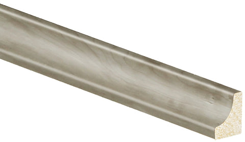 Inteplast Group 81000800504 Cove Moulding, 8 ft L, 11/16 in W, Polystyrene, River Gray, Ceiling Mounting