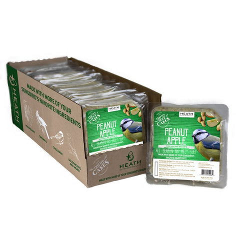 Heath DDC4-12 Cracked Corn Crafted Suet Cake, 11.75 oz, Peanut Apple