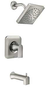 Moen 82760SRN Tub and Shower Faucet, 1.75 gpm Showerhead