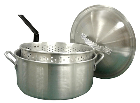 Bayou Classic 1350 Deep Fryer with Lid, 14 qt Capacity, 1-Fry Basket