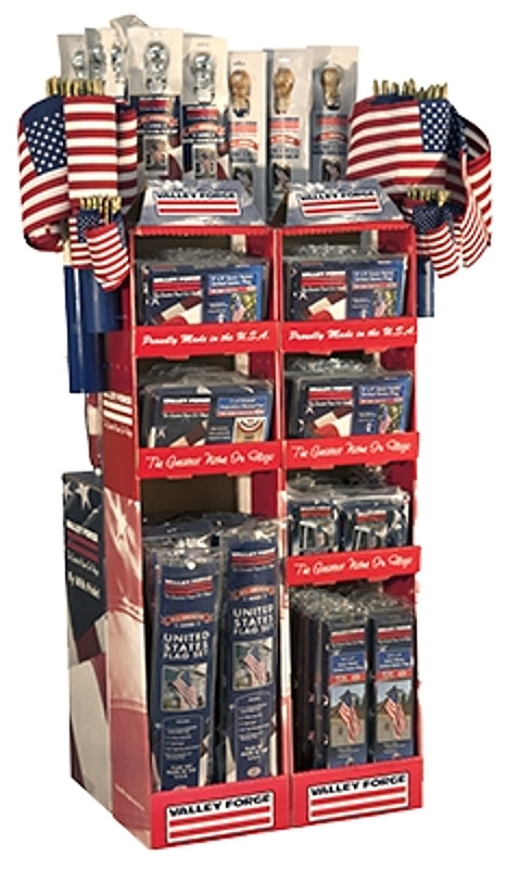 Valley Forge USQP Quarter Pallet Display