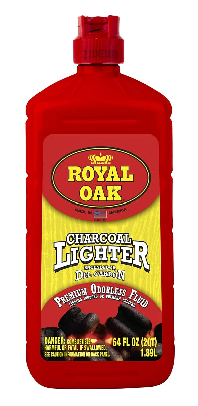 Royal Oak 200294068 Charcoal Lighter Fluid, 64 fl-oz, Pack of 6