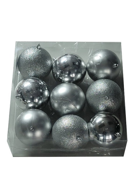 Santas Forest 99946 Ornament, 100 mm, Smooth, Plastic, Assorted, Pack of 12