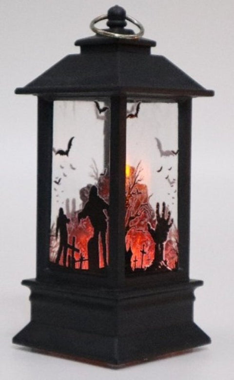 Santas Forest 99935 Halloween Skeleton Hand Lantern, 5 in H, Plastic, Black, Internal Light, Indoor, Outdoor, Pack of 36