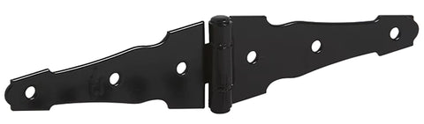 National Hardware N109-036 Strap Hinge, 1-5/8 in H Frame Leaf, 4 in W Frame Leaf, 26/81 in Thick Frame Leaf, Steel