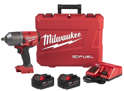 Milwaukee M18 FUEL 2767-22R Series Impact Wrench Kit, Battery Included, 18 V, 1/2 in Drive, Square Drive