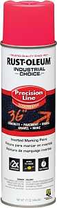 Rust-Oleum 1661838 Inverted Marking Spray Paint, Gloss, Fluorescent Pink, 17 oz, Can