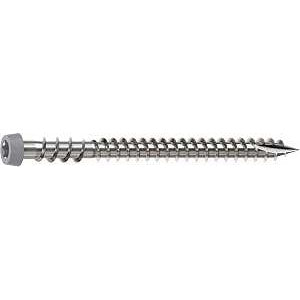 10mm Reverse Thread Screw Camo 0367158ES Deck Screw, #10 Thread, 2-1/2 in L, Reverse Upper Threa ...