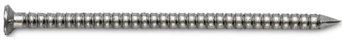 ProFIT 0241135 Siding Nail, 6D, 2 in L, 304 Stainless Steel, Checkered Brad Head, Ring Shank, 5 lb