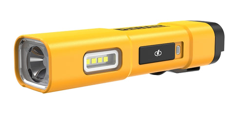 DEWALT DCL183 Flash Light, Rechargeable Battery, LED Lamp, 1000 Lumens, 6.5 hr Run Time
