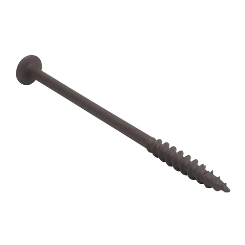 Kreg SML-C4X400-30 XL Pocket Hole Screw, #14 Thread, 4 in L, Coarse Thread, Maxi-Loc Head, Square Drive, Type 17 Point