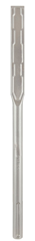 Milwaukee SDS Max SLEDGE 48-62-4252 Chisel Bit, 1 in W Tip, Flat Tip, 45/64 in Dia Shank, SDS Max Shank, Steel