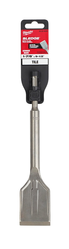 Milwaukee SDS-PLUS SLEDGE 48-62-6030 Tile Chisel, 1-7/8 in W Tip, 3/8 in Dia Shank, SDS Plus Shank, Steel