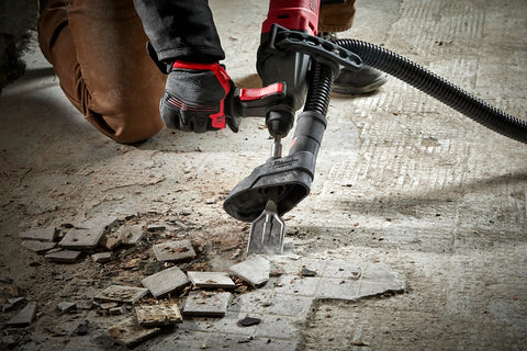 Milwaukee SDS-PLUS SLEDGE 48-62-6030 Tile Chisel, 1-7/8 in W Tip, 3/8 in Dia Shank, SDS Plus Shank, Steel