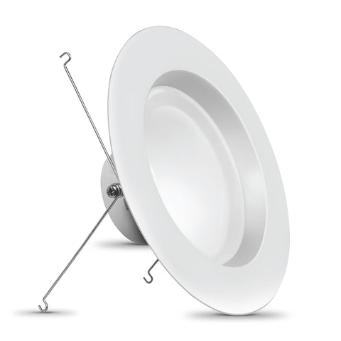 Feit Electric LEDR56HO/6WYCA Recessed LED Downlight, 14.3 W, 120 V, LED Lamp