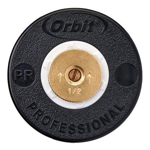 Orbit 80358 Spray Head Sprinkler, 1/2 in Connection, Female, 3 in H Pop-Up, 10 to 15 ft, 180 deg Nozzle Trajectory