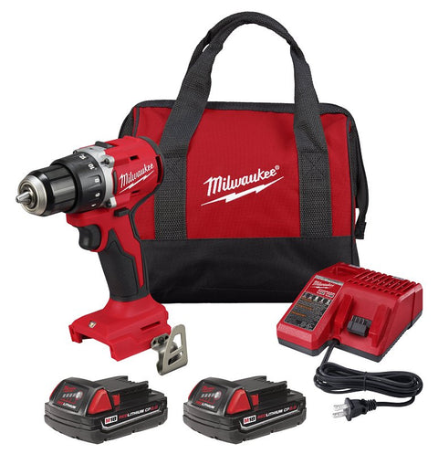 Milwaukee M18 3601-22CT Drill/Driver Kit, Battery Included, 18 V, 1/2 in Chuck, Keyless Chuck
