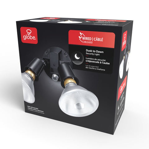 globe 17000083 Dusk-to-Dawn Swivel Arm Security Light