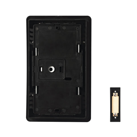 Heath Zenith 18000204 Doorbell Kit, Wired, Plastic, Black