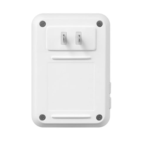 globe 18000153 Doorbell Kit, Wireless, 120 V, 85 dB, White