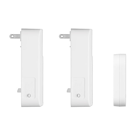 Heath Zenith 18000325-R Doorbell Kit, Wireless, 85 dB, Black/White