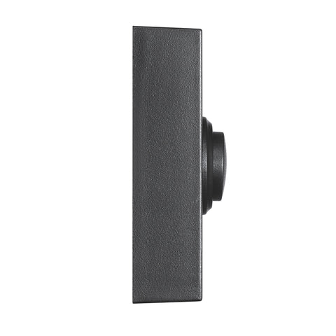 Heath Zenith 18000159 Pushbutton Doorbell, Wireless, Rectangular, Black