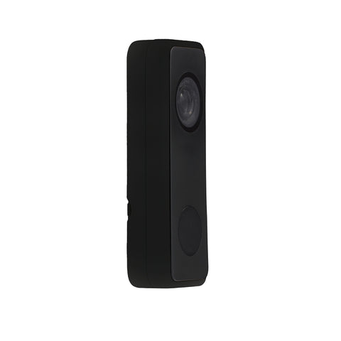 Heath Zenith 18000149 Pushbutton Doorbell, Wireless, Rectangular, Black
