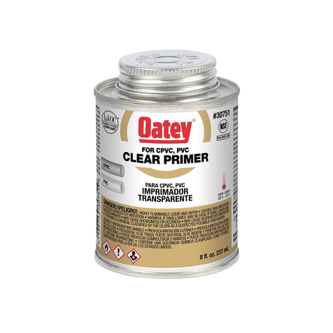 Oatey 30751 Primer, Liquid, Clear, 8 oz, Pack of 24