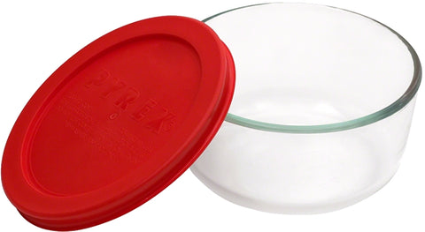 BOWL STORAGE ROUND GLASS 2CUP, Pack of 6
