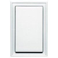 Builders Edge 130020001001 Mounting Block, 12-1/16 in L, 8-1/8 in W, White