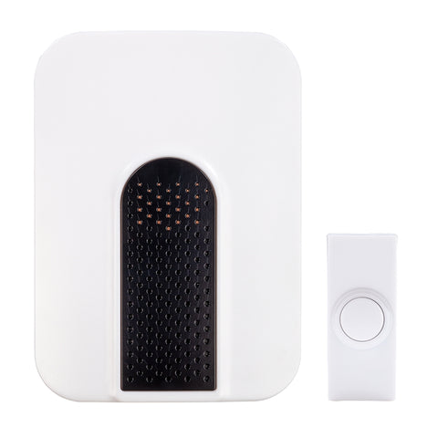 Heath Zenith 18000324 Contemporary Style Plug-In Door Chime Kit, Wireless, 85 dB