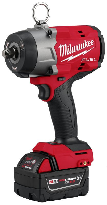 Milwaukee M18 FUEL 2966-20 High-Torque Impact Wrench with Pin Detent, Tool Only, 1/2 in Drive, 0 to 2700 ipm IPM