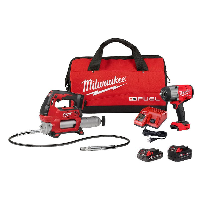 Milwaukee M18 FUEL 2967-22GG Combo Tool Kit, Battery Included, 18 VDC ...