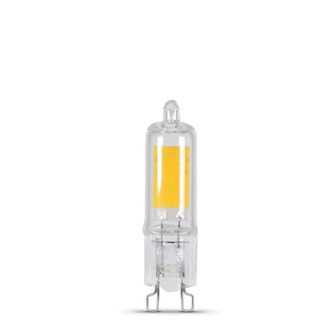 Feit Electric BP25G9/850/LED LED Bulb, Specialty, T4 Lamp, 25 W Equivalent, G9 Lamp Base, Dimmable, Daylight, Pack of 6