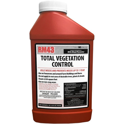 RM43 76502 Total Vegetation Control, Liquid, Spray Application, 32 oz Bottle