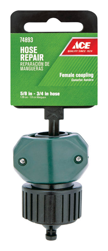 Ace 5/8 & 3/4 in. Nylon/ABS Hose Mender Clamp Female Threaded