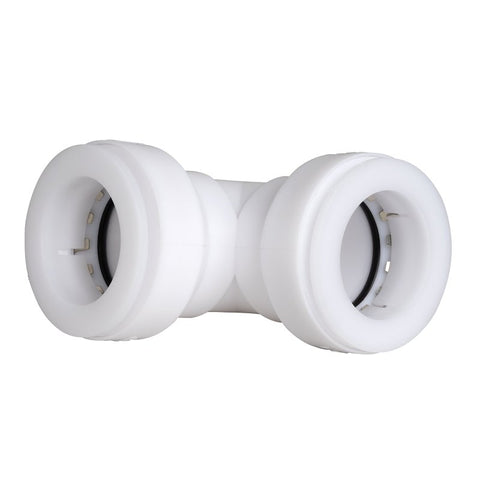 Insta-Plumb 47IPK Pipe Coupling, 1-1/4 in, Plastic, White