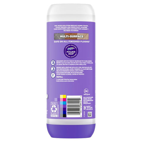 Swiffer PowerMop 84212 Floor Cleaning Solution, 25.3 fl-oz, Lavender