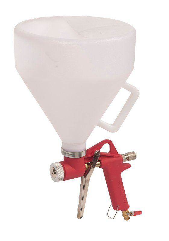 Hyde 09980 Air Texture Hopper Gun, 1.5 gal Hopper, 6.5 cfm, Metal/Plas ...