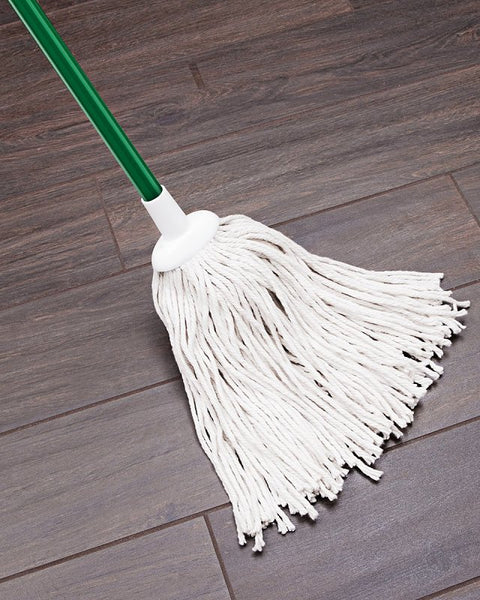 Libman 0088 Deck Mop, 47.63 in L, Cotton Mop Head, Steel Handle