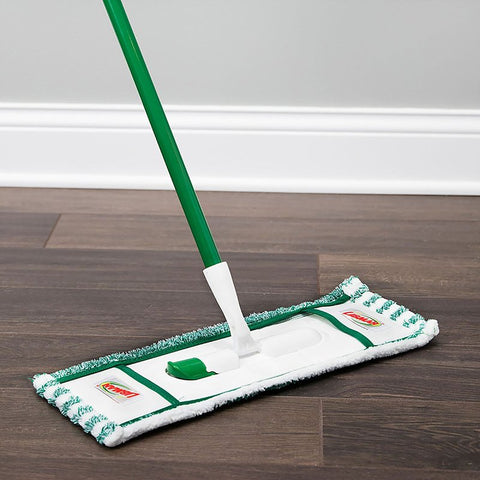 Libman 117 Wet and Dry Mop, 52 in L, Microfiber Mop Head, Steel Handle, Pack of 6